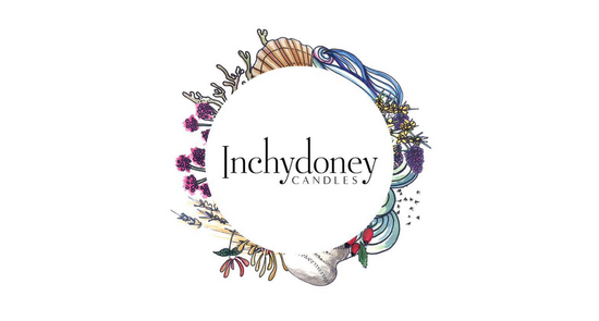 Logo of Inchydoney Candles, Inchydoney, Co Cork, one of The Irish Parcel Company's producers. 